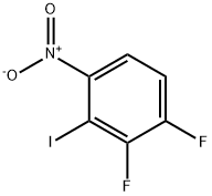 Benzene, 1,2-difluoro-3-iodo-4-nitro- Structure