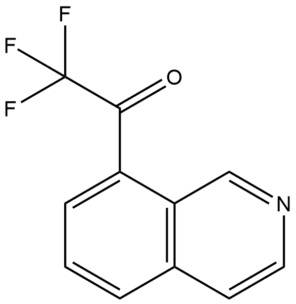 2,2,2-Trifluoro-1-(isoquinolin-8-yl)ethanone Structure
