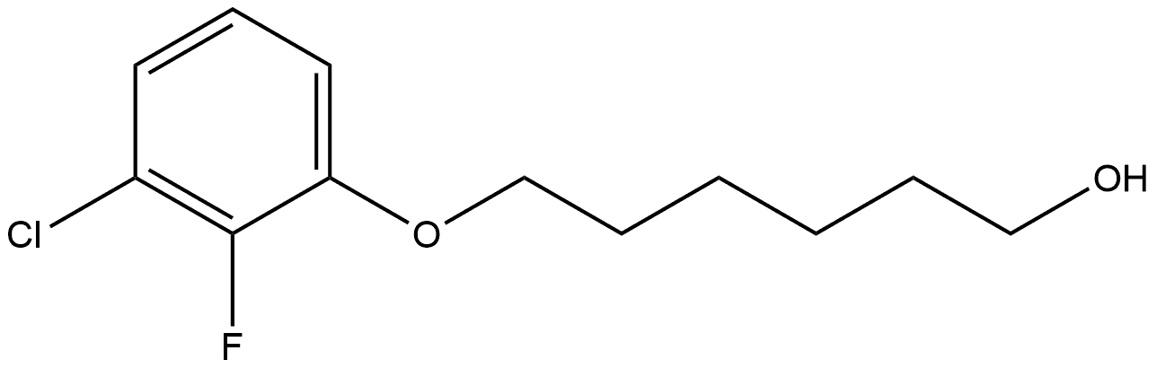 6-(3-Chloro-2-fluorophenoxy)-1-hexanol Structure