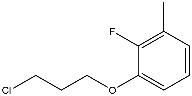 1-(3-Chloropropoxy)-2-fluoro-3-methylbenzene Structure