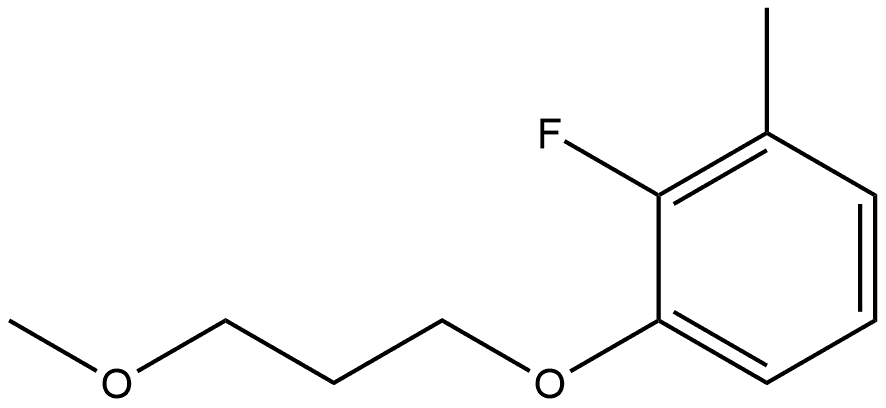 2-Fluoro-1-(3-methoxypropoxy)-3-methylbenzene Struktur