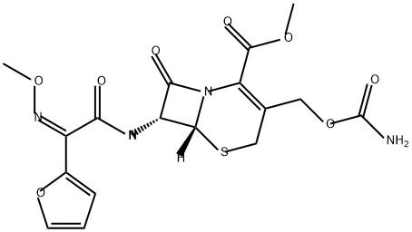 1700623-77-3 5-Thia-1-azabicyclo[4.2.0]oct-2-ene-2-carboxylic acid, 3-[[(aminocarbonyl)oxy]methyl]-7-[[(2Z)-2-(2-furanyl)-2-(methoxyimino)acetyl]amino]-8-oxo-, methyl ester, (6R,7R)-