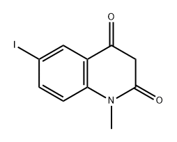 2,4(1H,3H)-Quinolinedione, 6-iodo-1-methyl- Structure