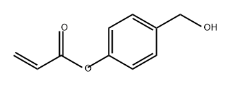 2-Propenoic acid, 4-(hydroxymethyl)phenyl ester Struktur