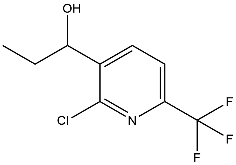 1-(2-chloro-6-(trifluoromethyl)pyridin-3-yl)propan-1-ol Structure