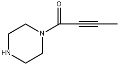 1-(哌嗪-1-基)丁-2-炔-1-酮, 1701547-48-9, 结构式
