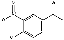 4-(1-bromoethyl)-1-chloro-2-nitrobenzene 结构式