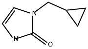 2H-Imidazol-2-one, 1-(cyclopropylmethyl)-1,3-dihydro- Structure