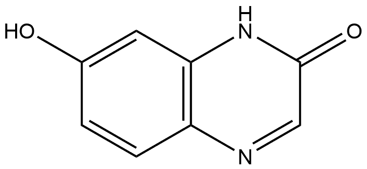 7-羟基喹喔啉-2(1H)-酮 结构式