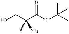 L-Serine, 2-methyl-, 1,1-dimethylethyl ester Struktur