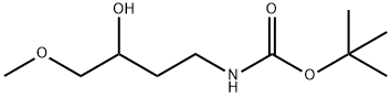 tert-butyl N-(3-hydroxy-4-methoxybutyl)carbamate Structure