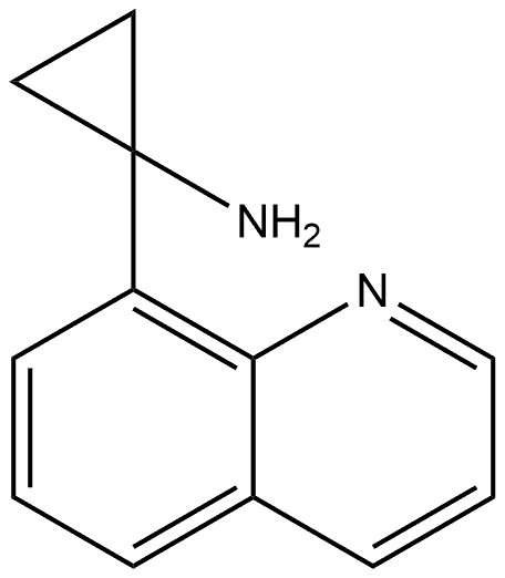 1-(8-Quinolinyl)cyclopropanamine Structure