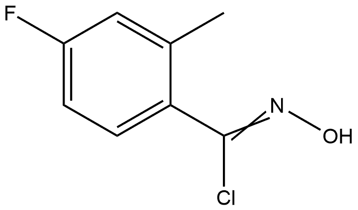 4-氟-N-羟基-2-甲基亚氨代苯甲酰氯 结构式