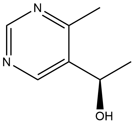 (1R)-1-(4-methylpyrimidin-5-yl)ethan-1-ol 化学構造式