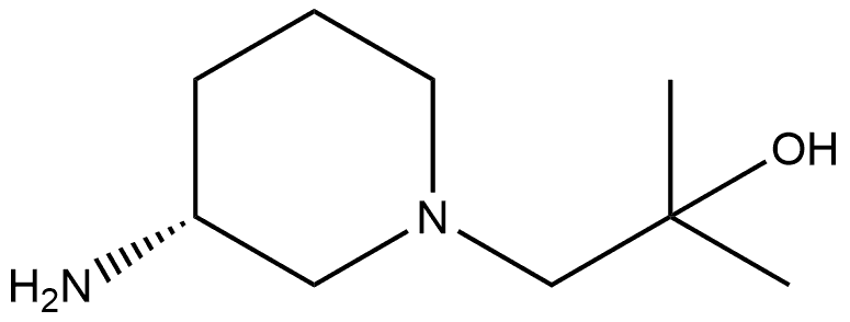 (3R)-3-Amino-α,α-dimethyl-1-piperidineethanol Struktur