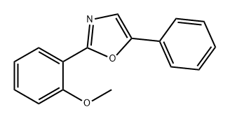 Oxazole, 2-(2-methoxyphenyl)-5-phenyl- Structure