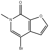 4-Bromo-6-methylfuro[2,3-c]pyridin-7(6H)-one Structure