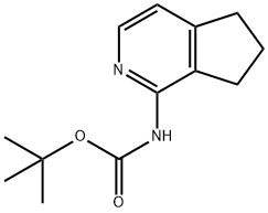 (6,7-二氢-5H-环戊并[C]吡啶-1-基)氨基甲酸叔丁酯, 1706754-28-0, 结构式