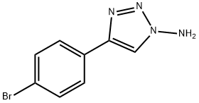 1H-1,2,3-Triazol-1-amine, 4-(4-bromophenyl)- Struktur