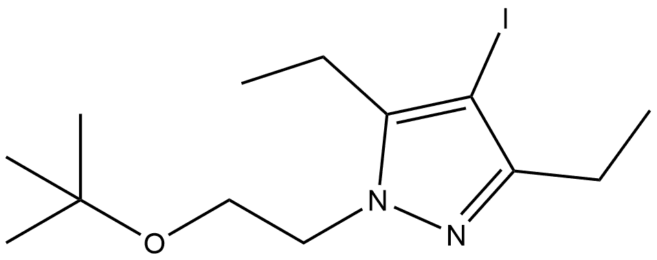 1708303-08-5 1-[2-(tert-butoxy)ethyl]-3,5-diethyl-4-iodo-1H-pyrazole