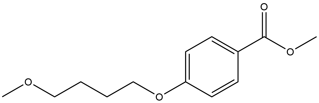 Methyl 4-(4-methoxybutoxy)benzoate Structure