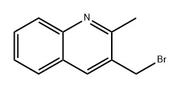 Quinoline, 3-(bromomethyl)-2-methyl- Struktur