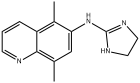 N-(4,5-Dihydro-1H-imidazol-2-yl)-5,8-dimethylquinolin-6-amine Structure