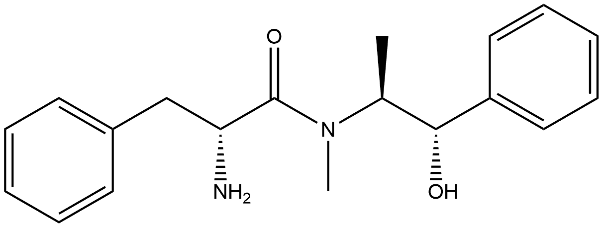 Benzenepropanamide, α-amino-N-[(1S,2S)-2-hydroxy-1-methyl-2-phenylethyl]-N-methyl-, (αR)-