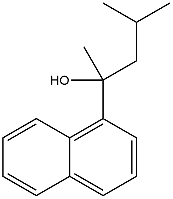 α-Methyl-α-(2-methylpropyl)-1-naphthalenemethanol,1709701-97-2,结构式