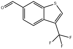 3-(Trifluoromethyl)benzo[b]thiophene-6-carboxaldehyde Structure