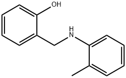 Phenol, 2-[[(2-methylphenyl)amino]methyl]- Struktur