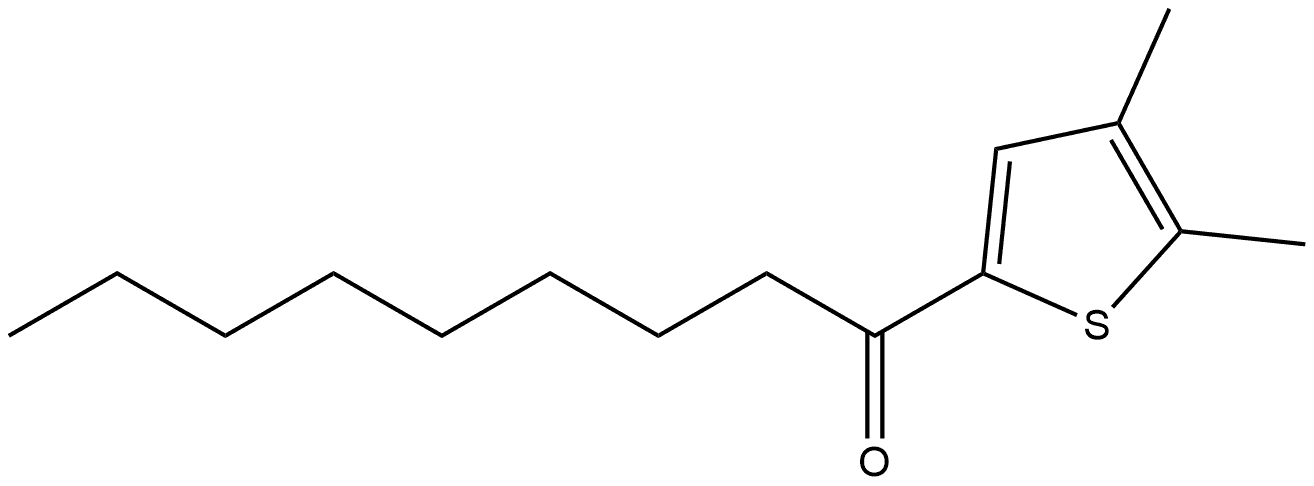 1-(4,5-Dimethyl-2-thienyl)-1-nonanone 化学構造式