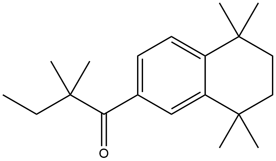 2,2-Dimethyl-1-(5,6,7,8-tetrahydro-5,5,8,8-tetramethyl-2-naphthalenyl)-1-buta... Structure