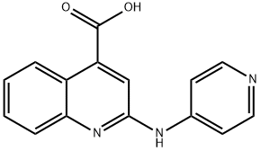 2-(Pyridin-4-ylamino)quinoline-4-carboxylic acid Struktur
