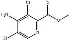 4-氨基-3,5-二氯-2-吡啶甲酸甲酯, 17122-14-4, 结构式