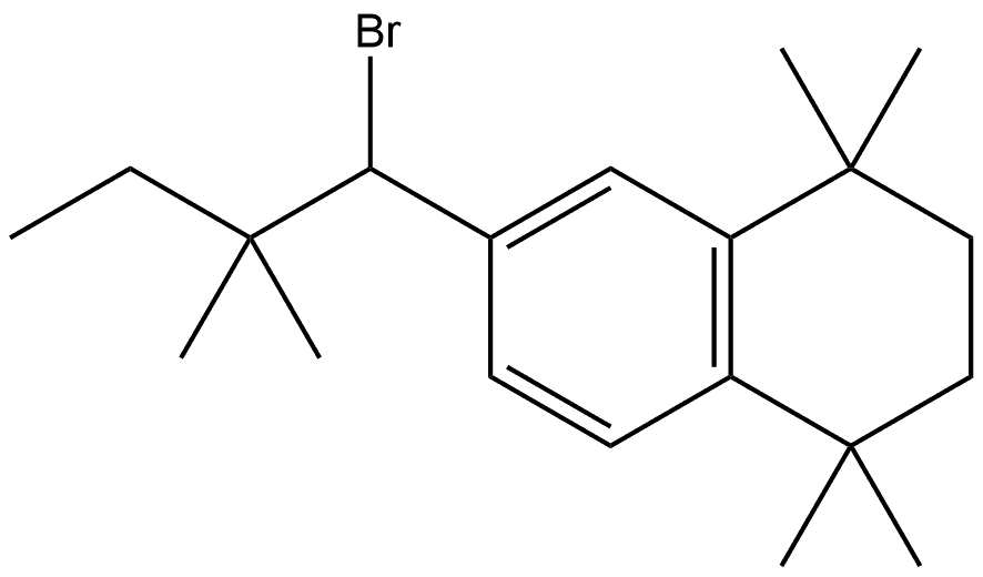 1712614-79-3 6-(1-Bromo-2,2-dimethylbutyl)-1,2,3,4-tetrahydro-1,1,4,4-tetramethylnaphthalene