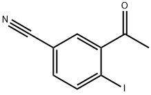 Benzonitrile, 3-acetyl-4-iodo- 化学構造式