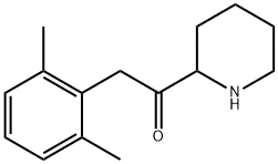 Ethanone, 2-(2,6-dimethylphenyl)-1-(2-piperidinyl)- Structure