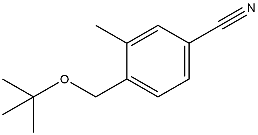 4-[(1,1-Dimethylethoxy)methyl]-3-methylbenzonitrile,1715227-32-9,结构式