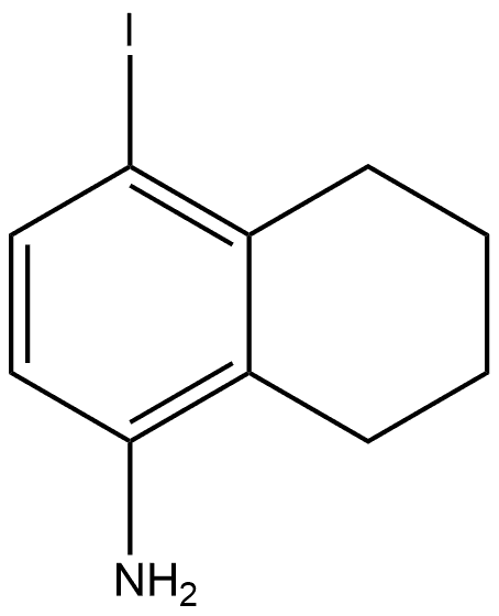 4-Iodo-5,6,7,8-tetrahydronaphthalen-1-amine 化学構造式