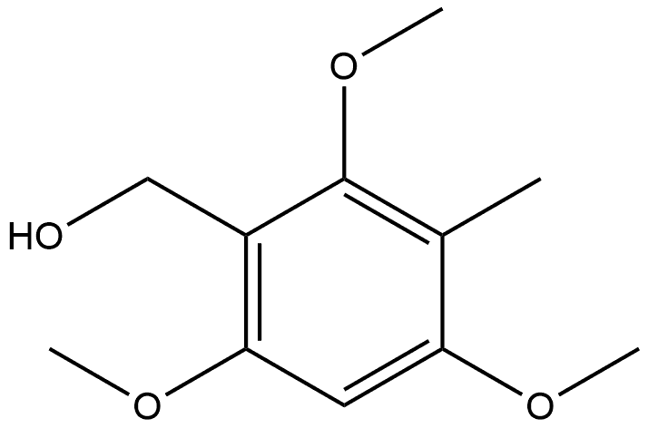 2,4,6-Trimethoxy-3-methylbenzenemethanol Structure