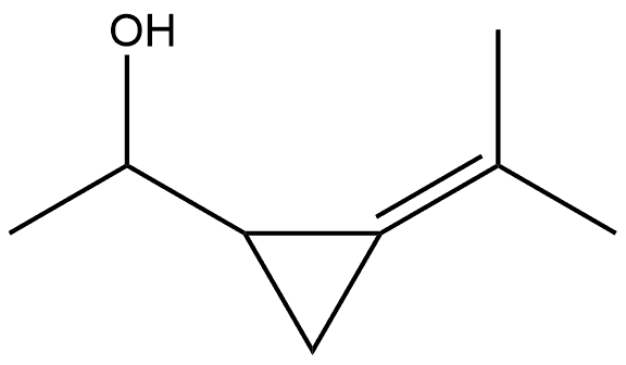 Cyclopropanemethanol, α-methyl-2-(1-methylethylidene)- 结构式