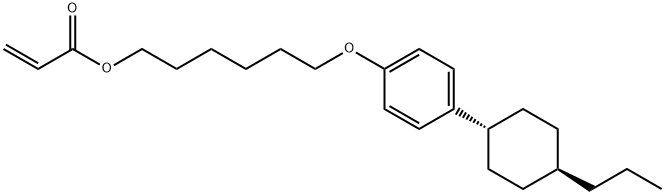 2-Propenoic acid, 6-[4-(trans-4-propylcyclohexyl)phenoxy]hexyl ester Structure