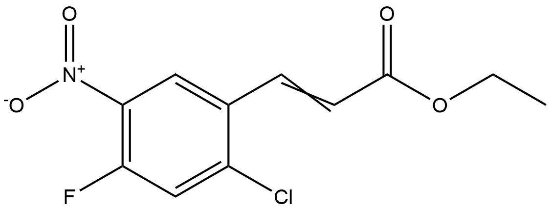 172404-32-9 ethyl 3-(2-chloro-4-fluoro-5-nitrophenyl)acrylate