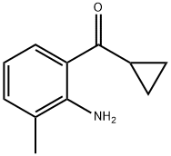 Methanone, (2-amino-3-methylphenyl)cyclopropyl- Struktur