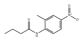 Butanamide, N-(2-methyl-4-nitrophenyl)- Structure