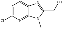 3H-Imidazo[4,5-b]pyridine-2-methanol, 5-chloro-3-methyl- 结构式