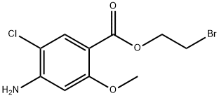 Benzoic acid, 4-amino-5-chloro-2-methoxy-, 2-bromoethyl ester