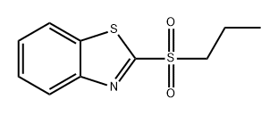 Benzothiazole, 2-(propylsulfonyl)-,17271-36-2,结构式