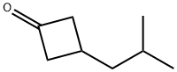 Cyclobutanone, 3-(2-methylpropyl)- Structure